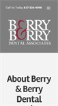 Mobile Screenshot of berryandberrydental.com